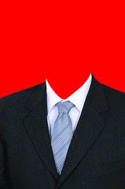 男士西装证件照