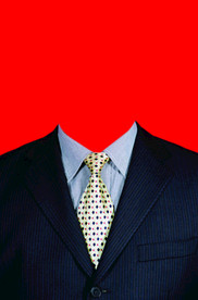 男士西装证件照