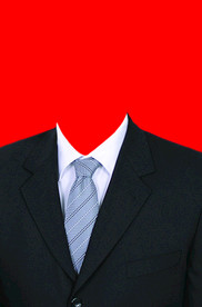 男士西装证件照