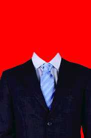 男士西装证件照