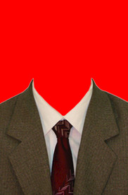 男士西装证件照