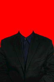 男士西装证件照