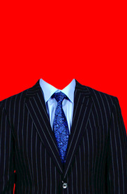 男士西装证件照