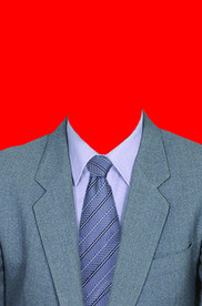 男士西装证件照