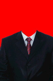 男士西装证件照