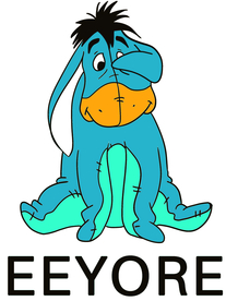 驴 依唷 维尼熊 T恤