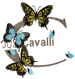 蝴蝶 裁片 印花 T恤