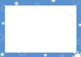 蓝色卡通边框背景素材