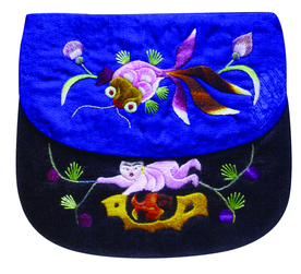 刺绣手工传统复古背景素材