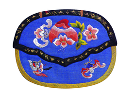 刺绣手工传统复古背景素材