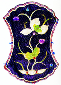 刺绣手工传统复古背景素材