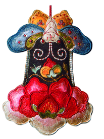 刺绣手工传统复古背景素材