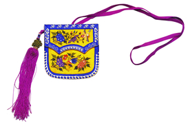 钱包香囊传统复古背景素材