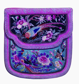 荷包香囊复古传统刺绣背景素材