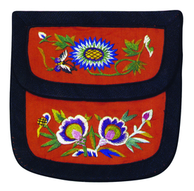 荷包香囊复古传统刺绣背景素材