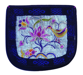 荷包香囊复古传统刺绣背景素材