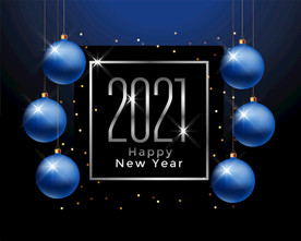 2021 新年展板背景