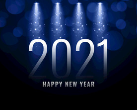 2021 新年展板背景