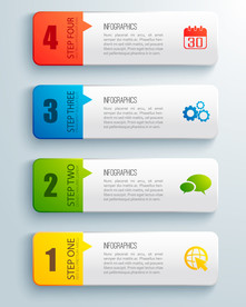 信息图模板 流程