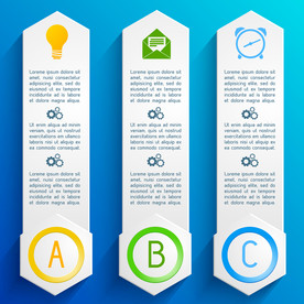 信息图模板 流程