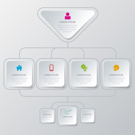 信息图模板 流程