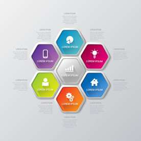 信息图模板 流程