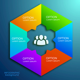 信息图模板 流程