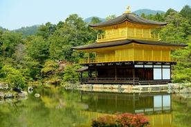 日本富士山脚下美景