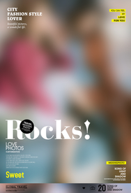 欧美时尚杂志封面设计