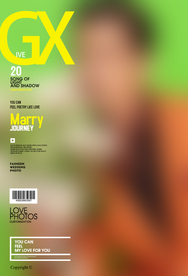 欧美时尚杂志封面设计