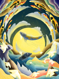 国潮海报设计图片