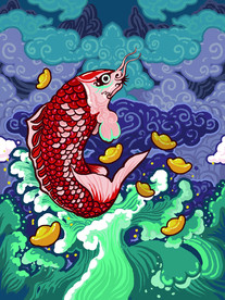 国潮海报设计图片