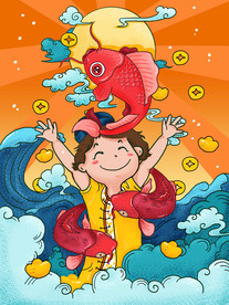 国潮海报设计图片