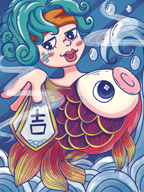 国潮海报设计图片