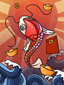 国潮海报设计图片