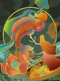 国潮海报设计图片