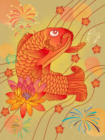 国潮海报设计图片