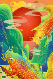 国潮海报设计图片