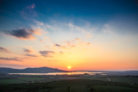 天空 落日 日出