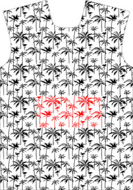 椰树 手绘 剪影 大牌 男装