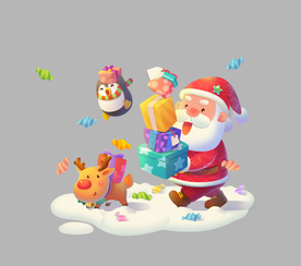 圣诞节  素材  圣诞老人