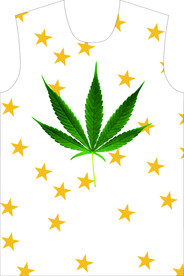 星星 叶子 男装 印花