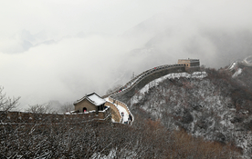 雪中长城