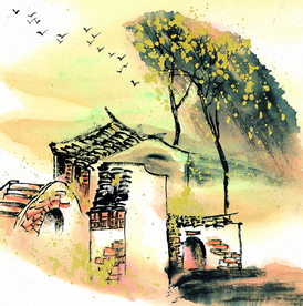 水墨江南