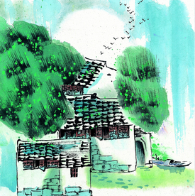 水墨江南