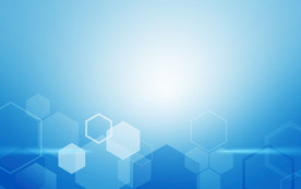 蓝色简约科技风几何背景