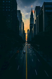 低 光摄影 车辆 路口 路 高