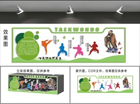 跆拳道文化墙