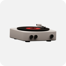 DJ插图 模型 扁平化