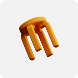 凳子c4d 插图 模型 扁平化